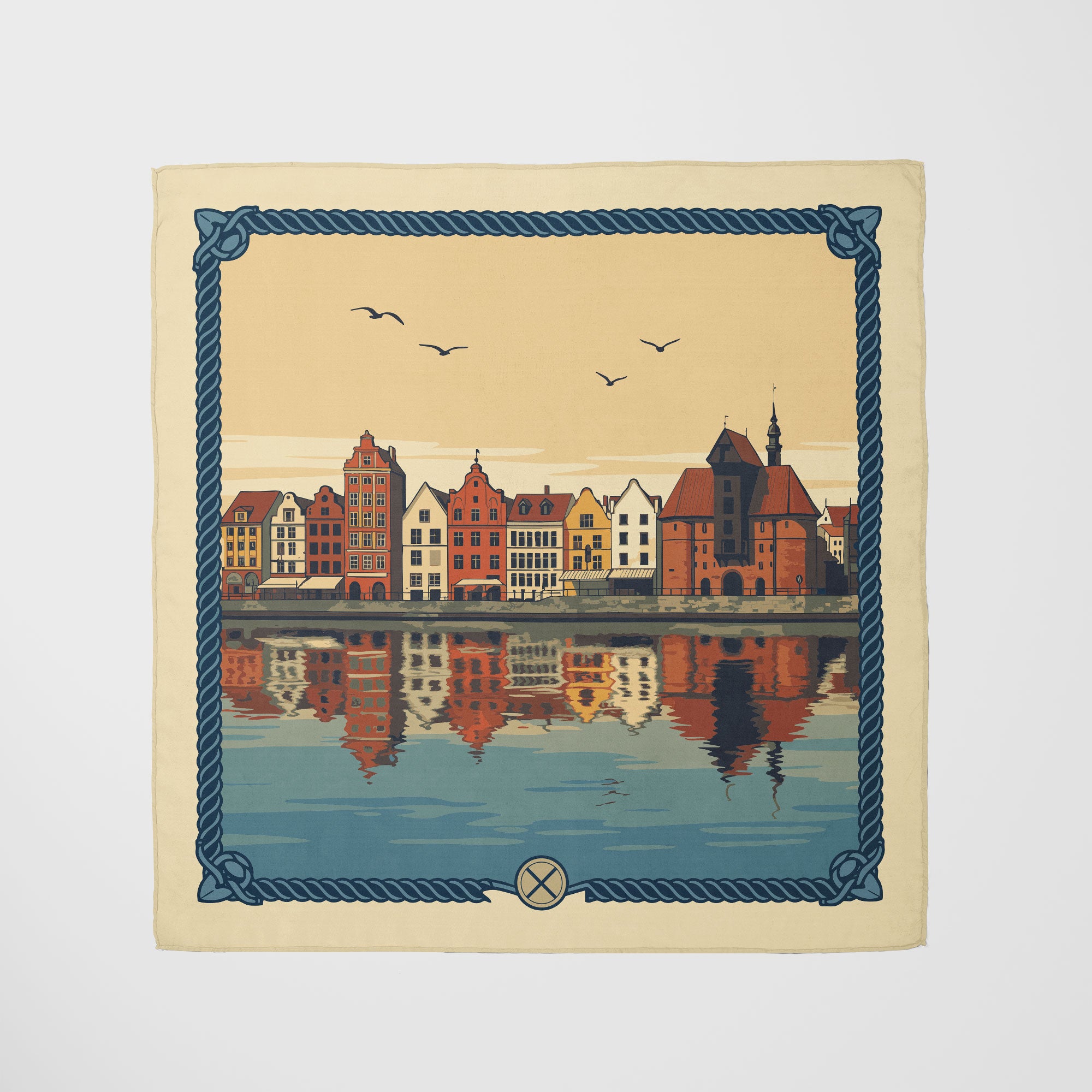 Gdansk Waterfront Scarf
