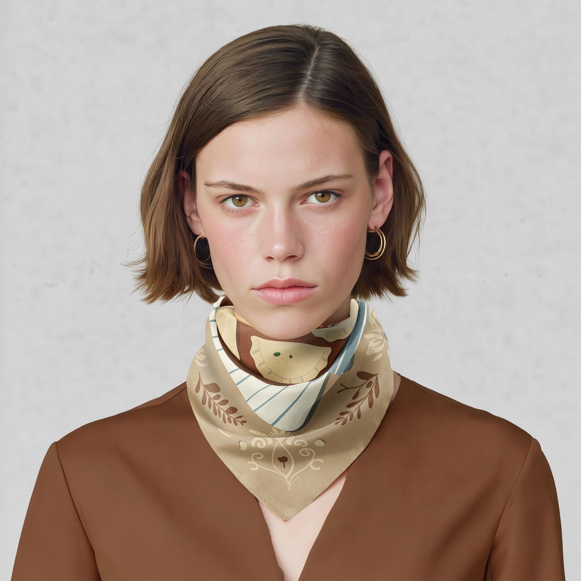 Pierogi Dumplings Scarf