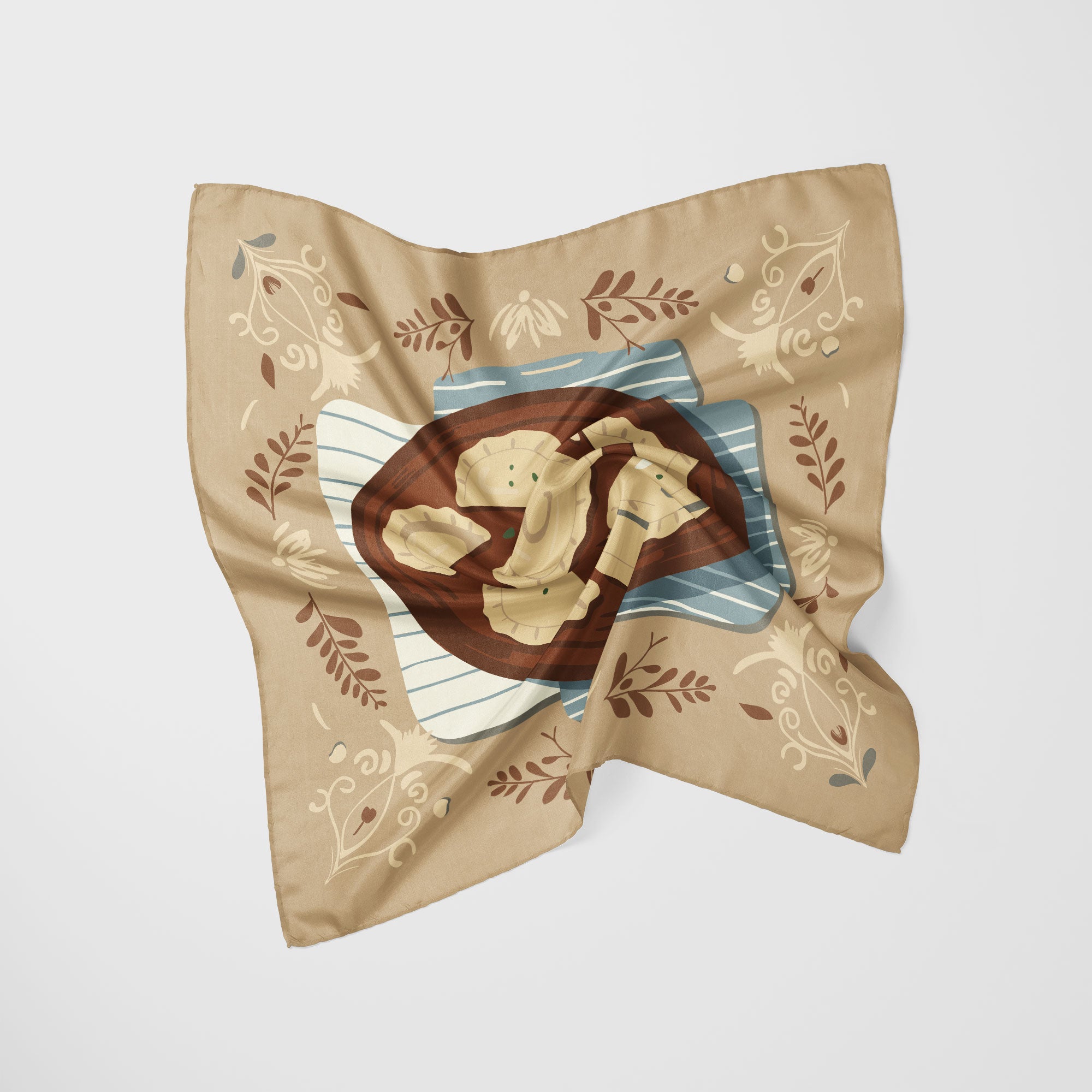 Pierogi Dumplings Scarf