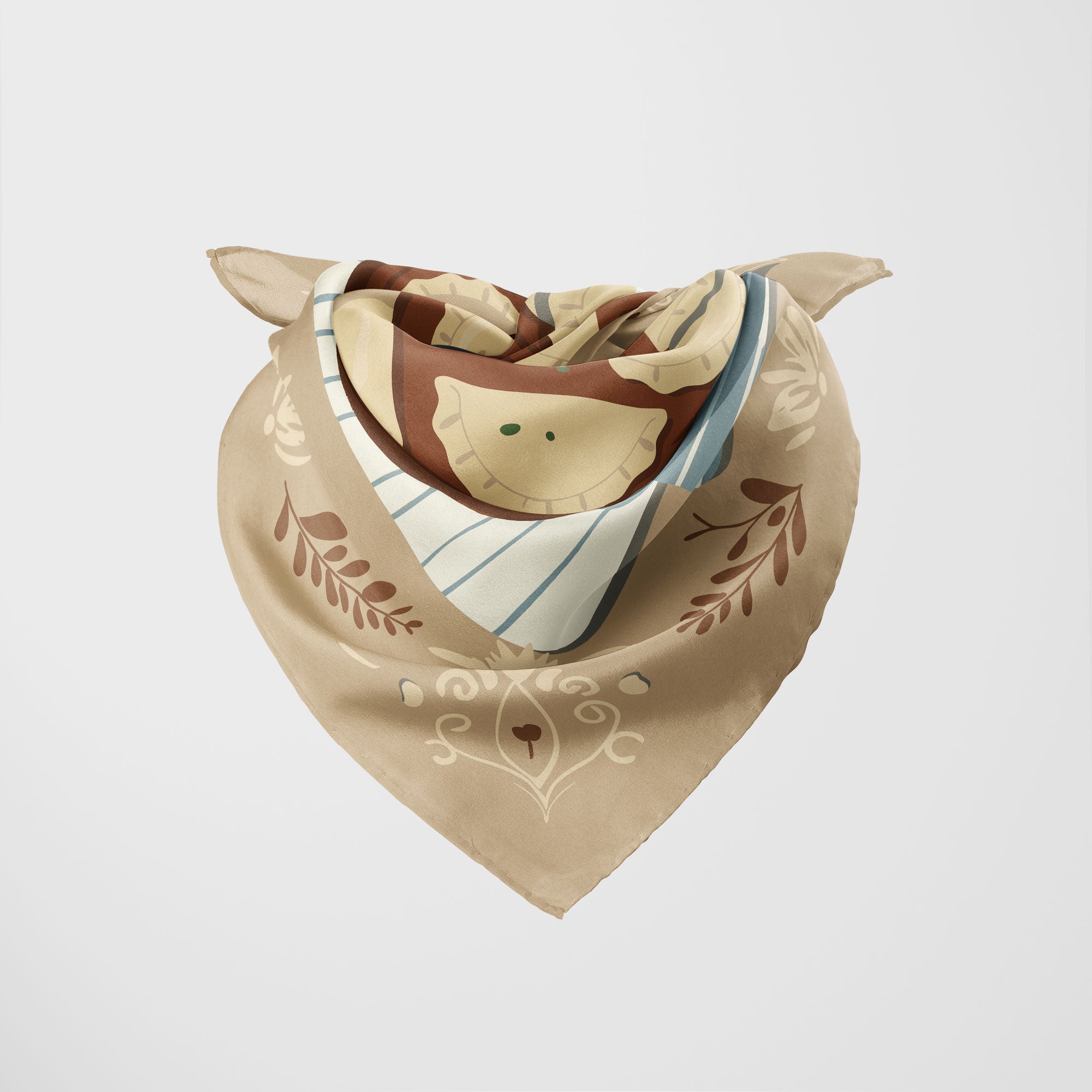 Pierogi Dumplings Scarf