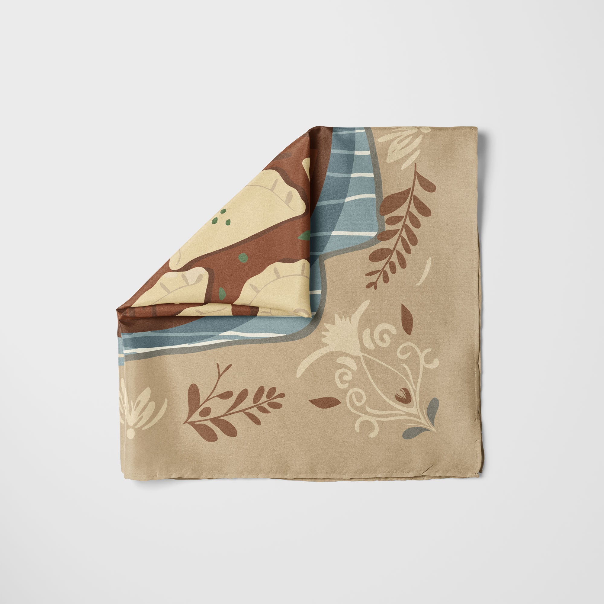Pierogi Dumplings Scarf
