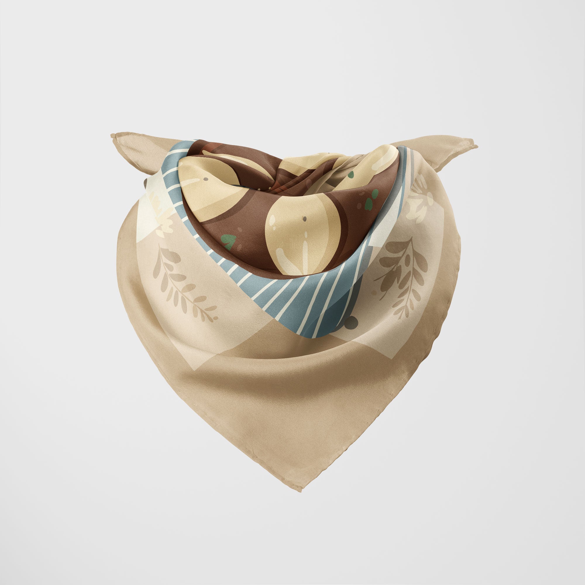 The Dumplings & Chopsticks Scarf