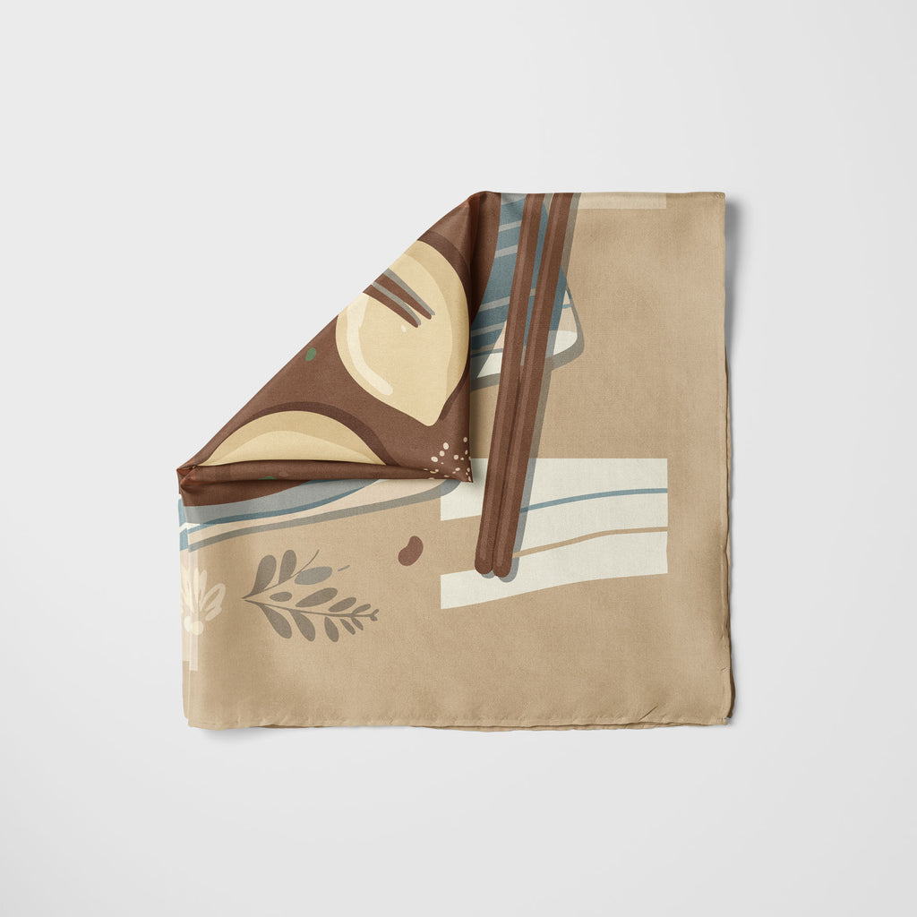 The Dumplings & Chopsticks Scarf