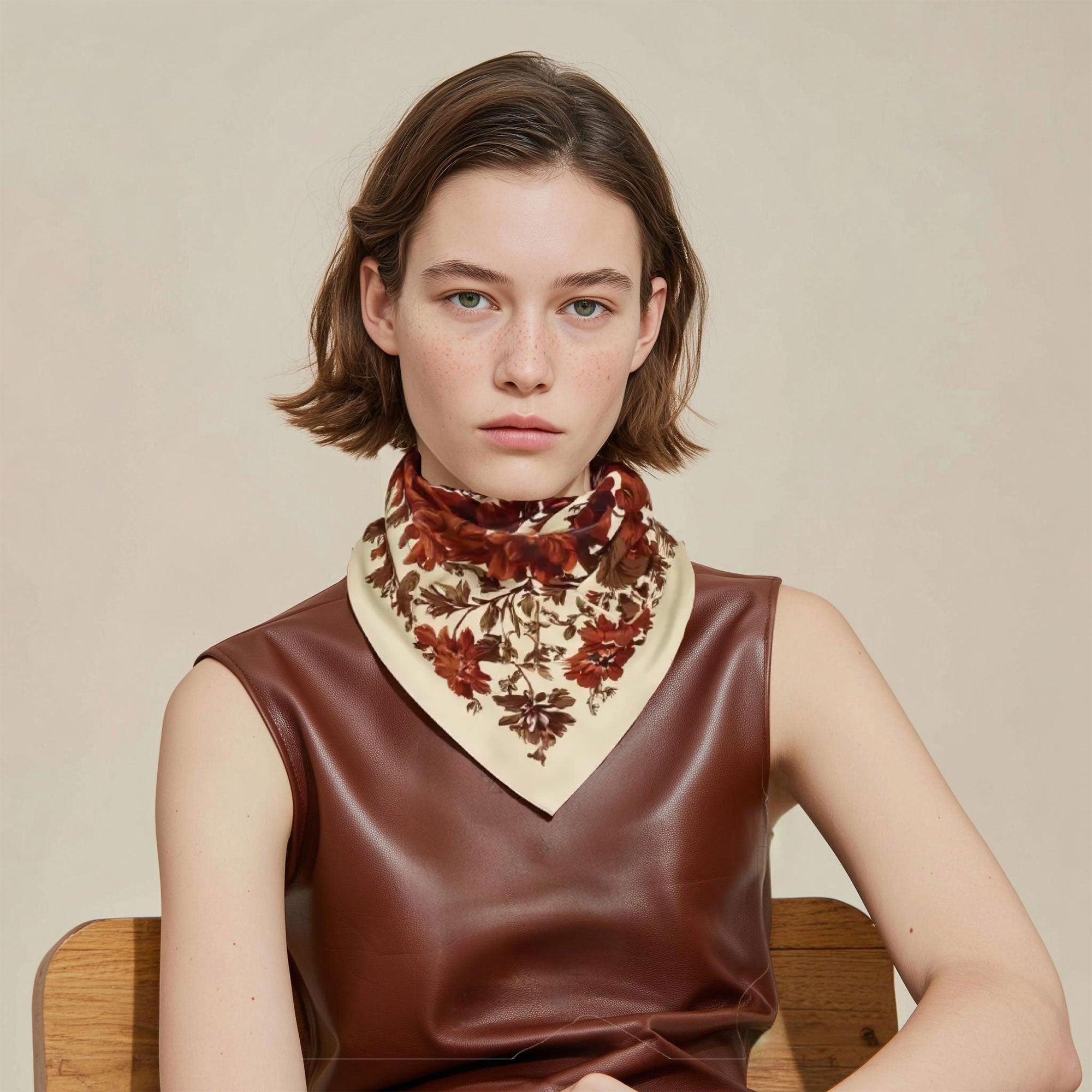 The Floral Symphony Scarf