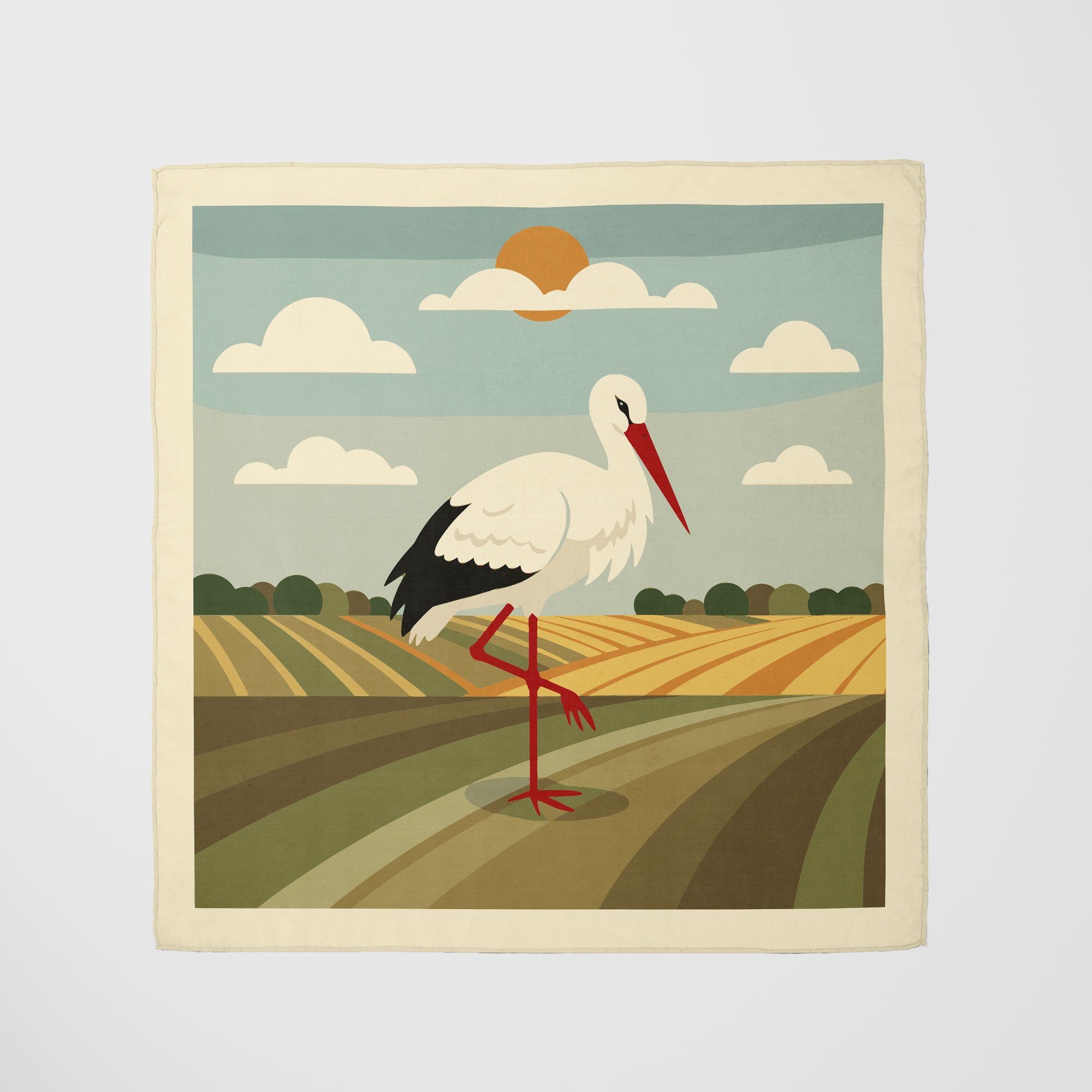 The White Stork Scarf